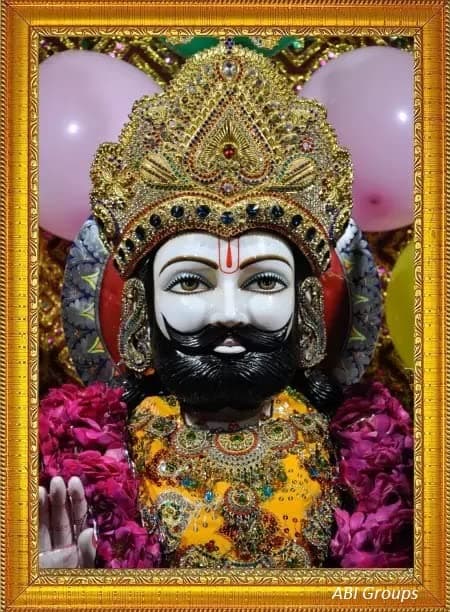 Baba Ramdev ji Matte Finish wooden god photo
